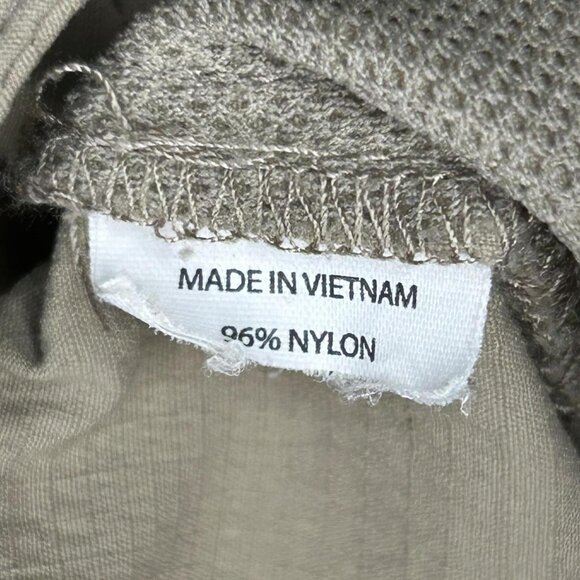 Prana Convertible Cargo Pants Womens 10 Light Brown Nylon Zip Off Hiking Outdoor - Picture 5 of 13